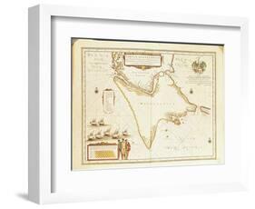 Strait of Magellan, from Theatrum Orbis Terrarum, 1635-Willem And Joan Blaeu-Framed Giclee Print