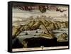 Straits and Defenses at Gibraltar - 1700-Anna Beeck-Framed Stretched Canvas