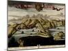 Straits and Defenses at Gibraltar - 1700-Anna Beeck-Mounted Art Print