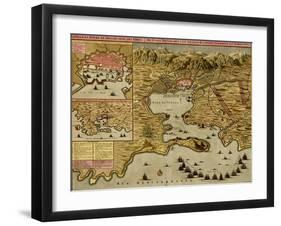 Straits of Cadiz - Gibraltar - 1700-Anna Beeck-Framed Art Print