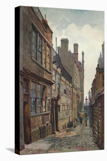 'Strand Lane, Looking Towards The River', 1926-John Crowther-Stretched Canvas