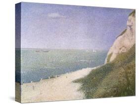 Strand of Beach, 1886-Georges Seurat-Stretched Canvas