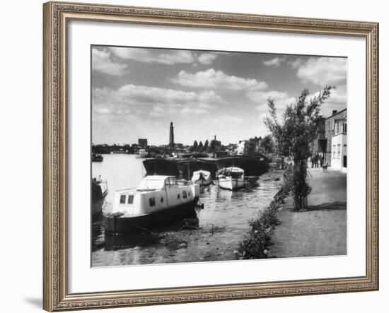 Strand-On-The-Green-Fred Musto-Framed Photographic Print