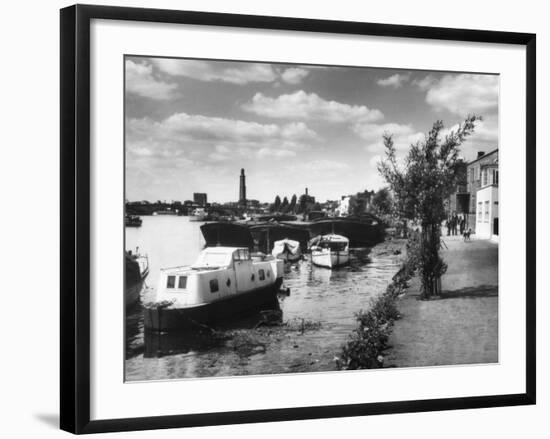 Strand-On-The-Green-Fred Musto-Framed Photographic Print