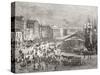 Strand Street and Custom House-null-Stretched Canvas