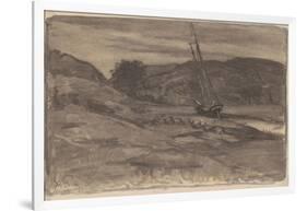 Stranded, 1875-William Morris Hunt-Framed Giclee Print