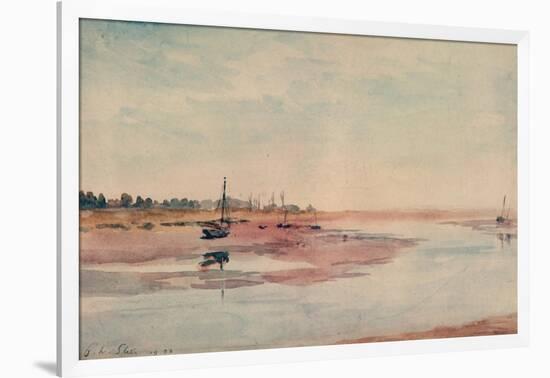 Stranded Fishing Boats, Maldon, 1933-Philip Wilson Steer-Framed Giclee Print