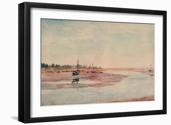 Stranded Fishing Boats, Maldon, 1933-Philip Wilson Steer-Framed Giclee Print