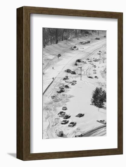 Stranded Travelers in the Snow-Denis Paquin-Framed Photographic Print