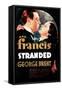 Stranded, US poster art, George Brent, Kay Francis, 1935-null-Framed Stretched Canvas