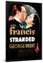 Stranded, US poster art, George Brent, Kay Francis, 1935-null-Framed Art Print