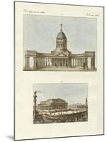 Strange Buildings in Petersburg-null-Mounted Giclee Print