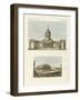 Strange Buildings in Petersburg-null-Framed Giclee Print