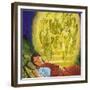 Strange Dreams from the Bible: Jacob's Ladder-Clive Uptton-Framed Giclee Print