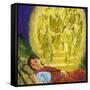 Strange Dreams from the Bible: Jacob's Ladder-Clive Uptton-Framed Stretched Canvas