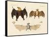 Strange Flap Animals-null-Framed Stretched Canvas