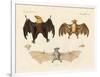 Strange Flap Animals-null-Framed Premium Giclee Print