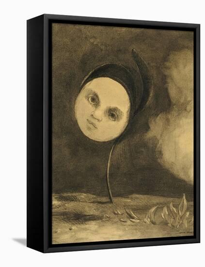 Strange Flower (Little Sister of the Poor), 1880-Odilon Redon-Framed Stretched Canvas