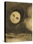 Strange Flower (Little Sister of the Poor), 1880-Odilon Redon-Stretched Canvas