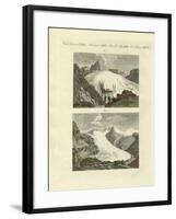 Strange Glaciers as the Birth of Large Rivers-null-Framed Giclee Print