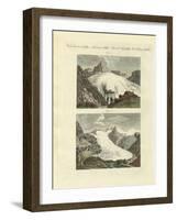 Strange Glaciers as the Birth of Large Rivers-null-Framed Giclee Print