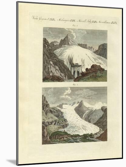 Strange Glaciers as the Birth of Large Rivers-null-Mounted Giclee Print