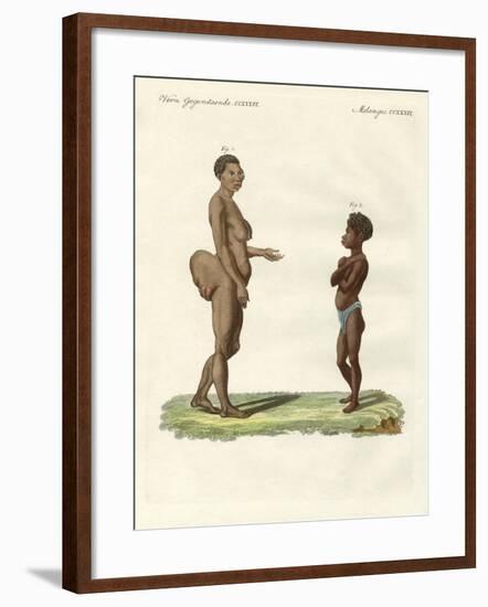 Strange Human Varieties-null-Framed Giclee Print