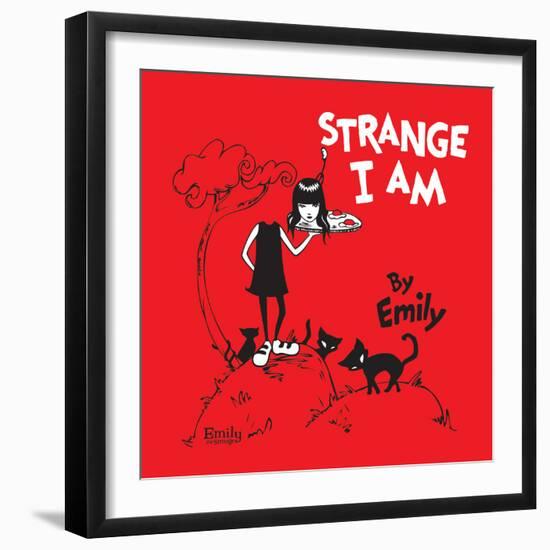 Strange I Am-Emily the Strange-Framed Photographic Print