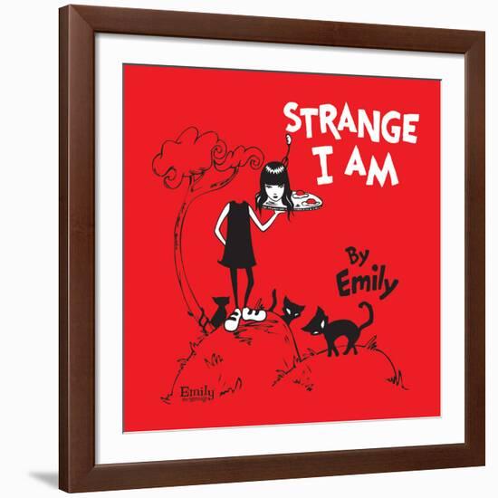 Strange I Am-Emily the Strange-Framed Photographic Print