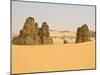 Strange Rock Formation La Vache Qui Pleure (The Cow That Cries), Near Djanet, Algeria, Africa-Michael Runkel-Mounted Photographic Print