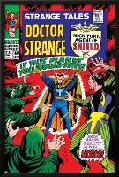 Strange Tales No.160 Cover: Dr. Strange and Baron Mordo-Marie Severin-Lamina Framed Poster