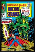 Strange Tales No.162 Cover: Dr. Strange and Nebulos Flying-Dan Adkins-Lamina Framed Poster