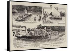 Strange Tales of the Silver Thames in the Holiday Season, What We May Expect-William Ralston-Framed Stretched Canvas