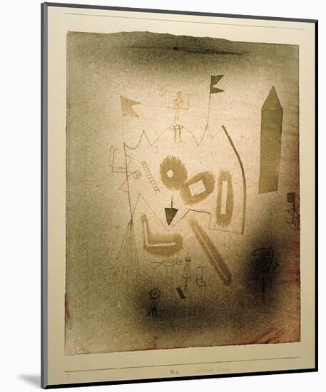 Strange Theatre-Paul Klee-Mounted Giclee Print