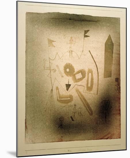 Strange Theatre-Paul Klee-Mounted Giclee Print