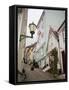 Strangebakken Street, Stransidden District, Bergen, Hordaland, Norway, Scandinavia, Europe-Marco Cristofori-Framed Stretched Canvas