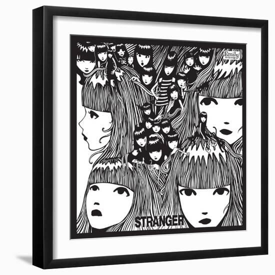 Stranger Revolver-Emily the Strange-Framed Photographic Print