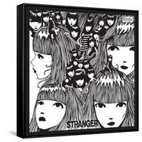 Stranger Revolver-Emily the Strange-Framed Stretched Canvas