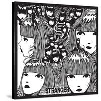 Stranger Revolver-Emily the Strange-Stretched Canvas