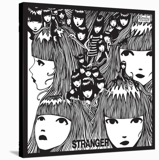 Stranger Revolver-Emily the Strange-Stretched Canvas