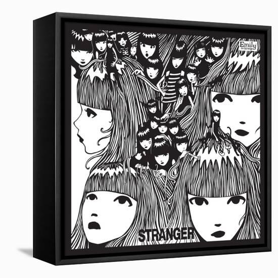 Stranger Revolver-Emily the Strange-Framed Stretched Canvas