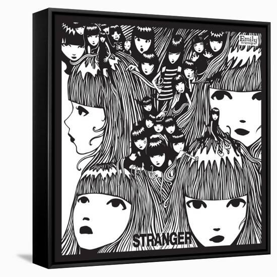 Stranger Revolver-Emily the Strange-Framed Stretched Canvas