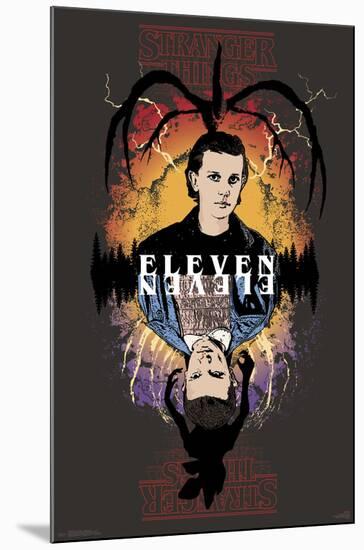 STRANGER THINGS 2 - ELEVEN FLIP-null-Mounted Poster