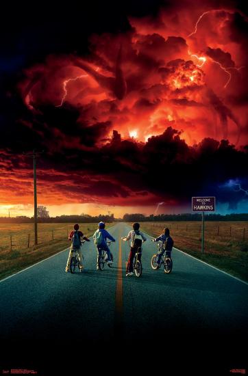 Stranger Things 2 - Key Art-null-Lamina Framed Poster