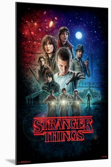 Stranger Things - One Sheet-null-Mounted Poster