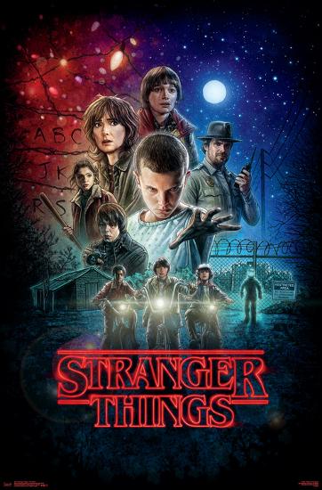 Stranger Things - One Sheet-null-Lamina Framed Poster