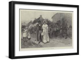 Strangers in the Village-null-Framed Giclee Print