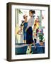 Strangers in Town, 2 - Saturday Evening Post "Leading Ladies", May 30, 1959 pg.19-Mike Ludlow-Framed Premium Giclee Print