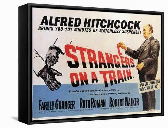 Strangers on a Train, 1951-null-Framed Stretched Canvas