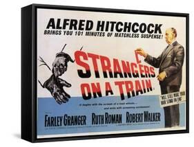 Strangers on a Train, 1951-null-Framed Stretched Canvas